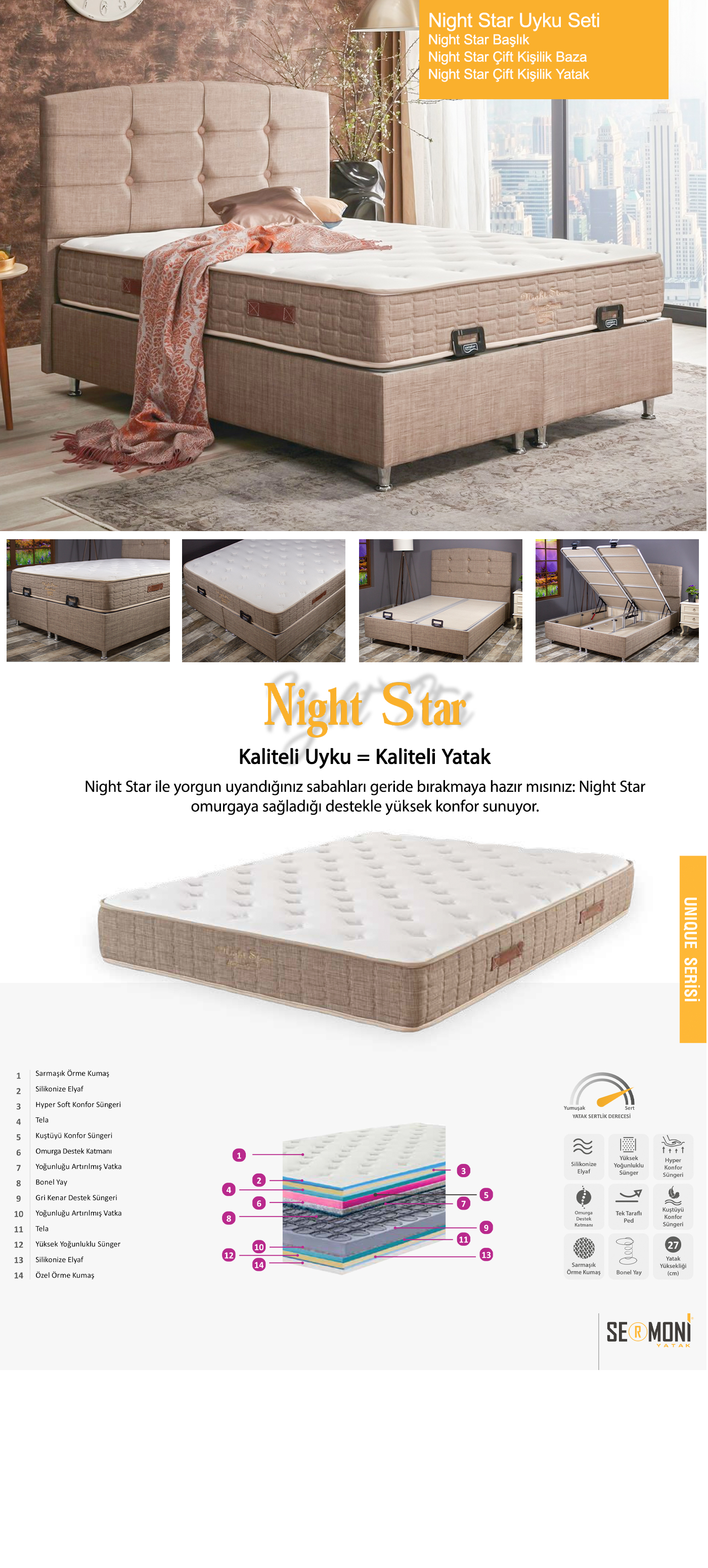 Sermoni Yatak Atakur Mobilya